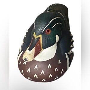 Vintage North American Ontario Wood Duck collection Decoy Figurine Bob berry
